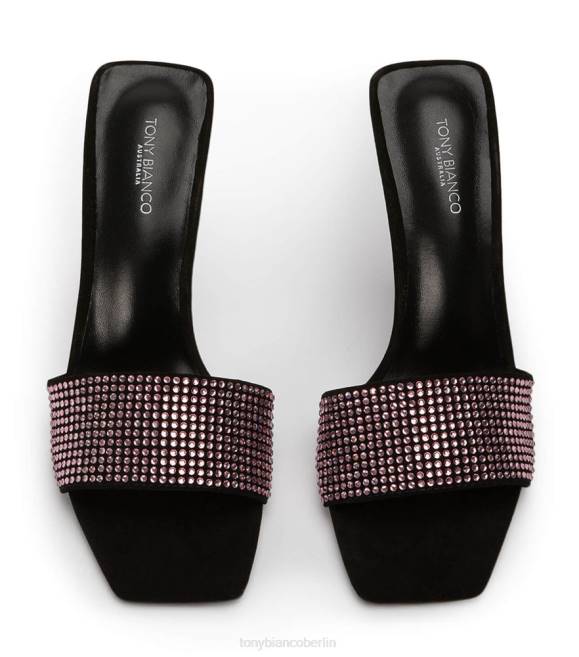 Stöckelschuhe| de Tony Bianco Frauen Naomi Heels Kristallrosa/schwarzes Wildleder 4624143